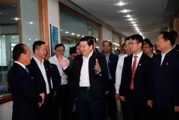 浙江省委组织部长黄建发到红龙poker官网调研